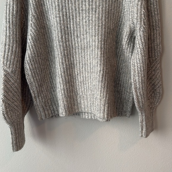 A New Day Cozy Cable Knit Pullover Crewneck Sweater in Heather Gray Size Large - Picture 6 of 8